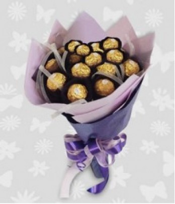 Ferrero in a bouquet
